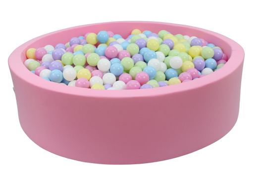 Bällebad in rosa mit 600 Bällen (Farbkombination 5)