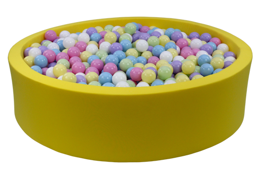 Bällebad in gelb mit 600 Bällen (Farbkombination 7)